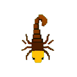 Desert Scorpion (Low-Res) - 256x256 pixel art sprite