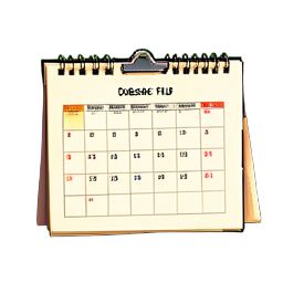 Tischkalender Umblättern — 256×256 Pixel-Art-Sprite
