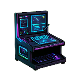 Tischorganizer Gestapelt — 256×256 Pixel-Art-Sprite