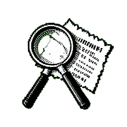 Detective (1-Bit) - 256x256 pixel art sprite