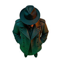 Detective (Cinematic) - 256x256 pixel art sprite