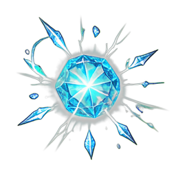Diamantschwert (VFX) — 256×256 Pixel-Art-Sprite