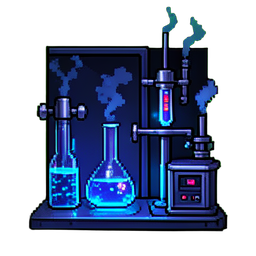 Medidor de pH digital — sprite pixel art 256×256