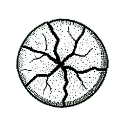 Dirt Cracked (1-Bit) - 256x256 pixel art sprite