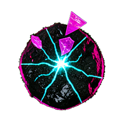 Dirt Cracked (Cyberpunk) - 256x256 pixel art sprite