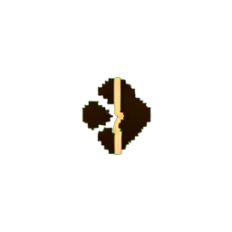 Terre Fendue (Basse Résolution) — sprite pixel art 256×256