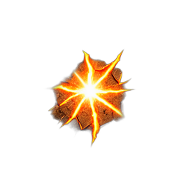 أرض متشققة (VFX) — رسم بكسل 256×256