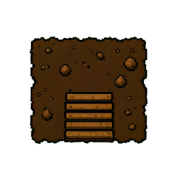 Dirt Farmland (16-Bit) - 256x256 pixel art sprite