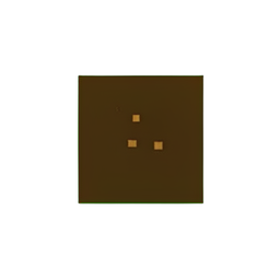 Dirt Farmland (Low-Res) - 256x256 pixel art sprite