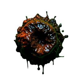 진흙 웅덩이 (시네마틱) — 256×256 픽셀 아트 스프라이트