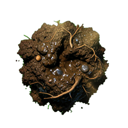 Dirt Mud (HD-2D) - 256x256 pixel art sprite