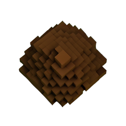 Dirt Mud (Voxel) - 256x256 pixel art sprite
