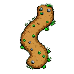 Chemin de Terre (16-Bit) — sprite pixel art 256×256