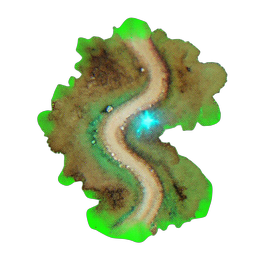 Dirt Path (Atmospheric) - 256x256 pixel art sprite