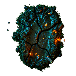 Dirt Path (Cinematic) - 256x256 pixel art sprite