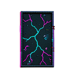 Chemin de Terre (Cyberpunk) — sprite pixel art 256×256