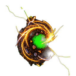 Dirt Path (VFX) - 256x256 pixel art sprite