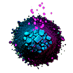 Dirt Sandy (Cyberpunk) - 256x256 pixel art sprite