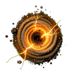 Dirt Sandy (VFX) - 256x256 pixel art sprite