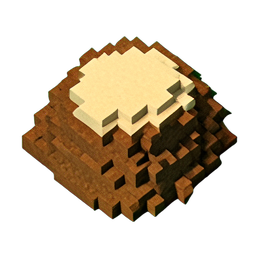 Dirt Sandy (Voxel) - 256x256 pixel art sprite