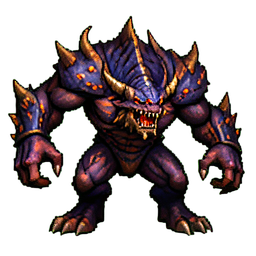 Besta deslocadora — sprite pixel art 256×256