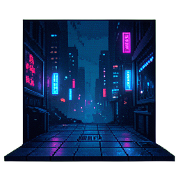 Anzeigewand — 256×256 Pixel-Art-Sprite