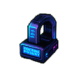Grampo de doca — sprite pixel art 256×256