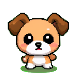 Dog Bed Cushion — 256×256 pixel art sprite