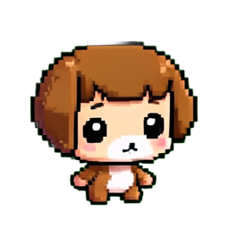犬のケージワイヤー — 256×256 ピクセルアートスプライト