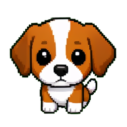 Hundespielspielzeug — 256×256 Pixel-Art-Sprite