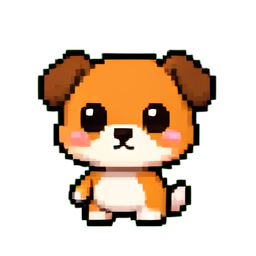 강아지 간식 봉지 — 256×256 픽셀 아트 스프라이트