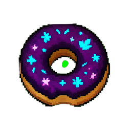 Donut (16-Bit) — sprite pixel art 256×256