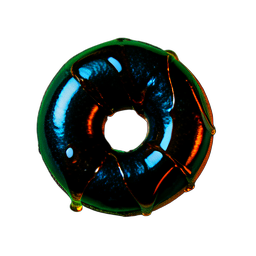 Donut (Filmisch) — 256×256 Pixel-Art-Sprite
