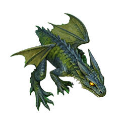 Dragon Adult (Atmospheric) - 256x256 pixel art sprite