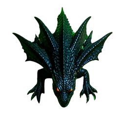 Dragon Adult (Cinematic) — 256×256 pixel art sprite