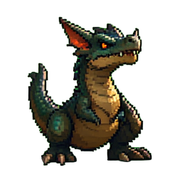 Dragon Adult - 256x256 pixel art sprite