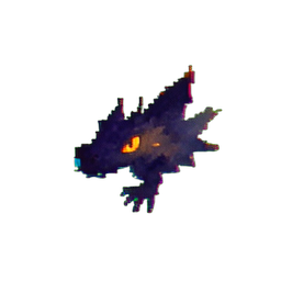Dragon Hatchling (Atmospheric) - 256x256 pixel art sprite