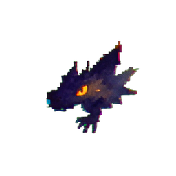 Dragon Hatchling (Atmospheric) — 256×256 pixel art sprite