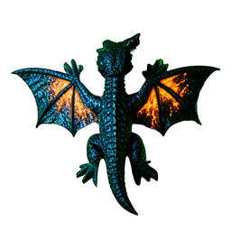 Filhote de dragão (Cinemático) — sprite pixel art 256×256