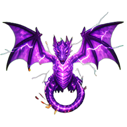 Drachenjunges (VFX) — 256×256 Pixel-Art-Sprite
