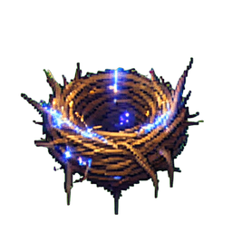 Dragon Roost Nest — 256×256 pixel art sprite