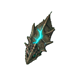 Dragon Scale (Atmospheric) - 256x256 pixel art sprite