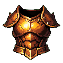 Drachenhaut-Rüstung — 256×256 Pixel-Art-Sprite
