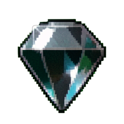 Gemme de la larme de dragon — sprite pixel art 256×256