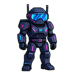 Drohnenoperatorbrille (Cinematisch) — 256×256 Pixel-Art-Sprite