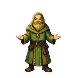 Ancien Druide — sprite pixel art 256×256