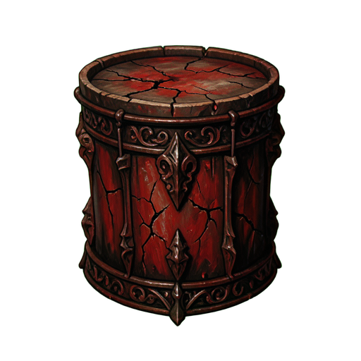 Trommelfell Stammes — 512×512 Pixel-Art-Sprite