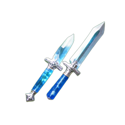 Dual Daggers (HD-2D) - 256x256 pixel art sprite