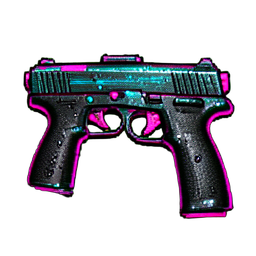 Dual Gunner (Cyberpunk) - 256x256 pixel art sprite