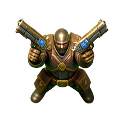 Dual Gunner (HD-2D) - 256x256 pixel art sprite